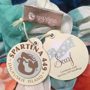 NWT - Spartina 449 Retro Mermaid Scarf